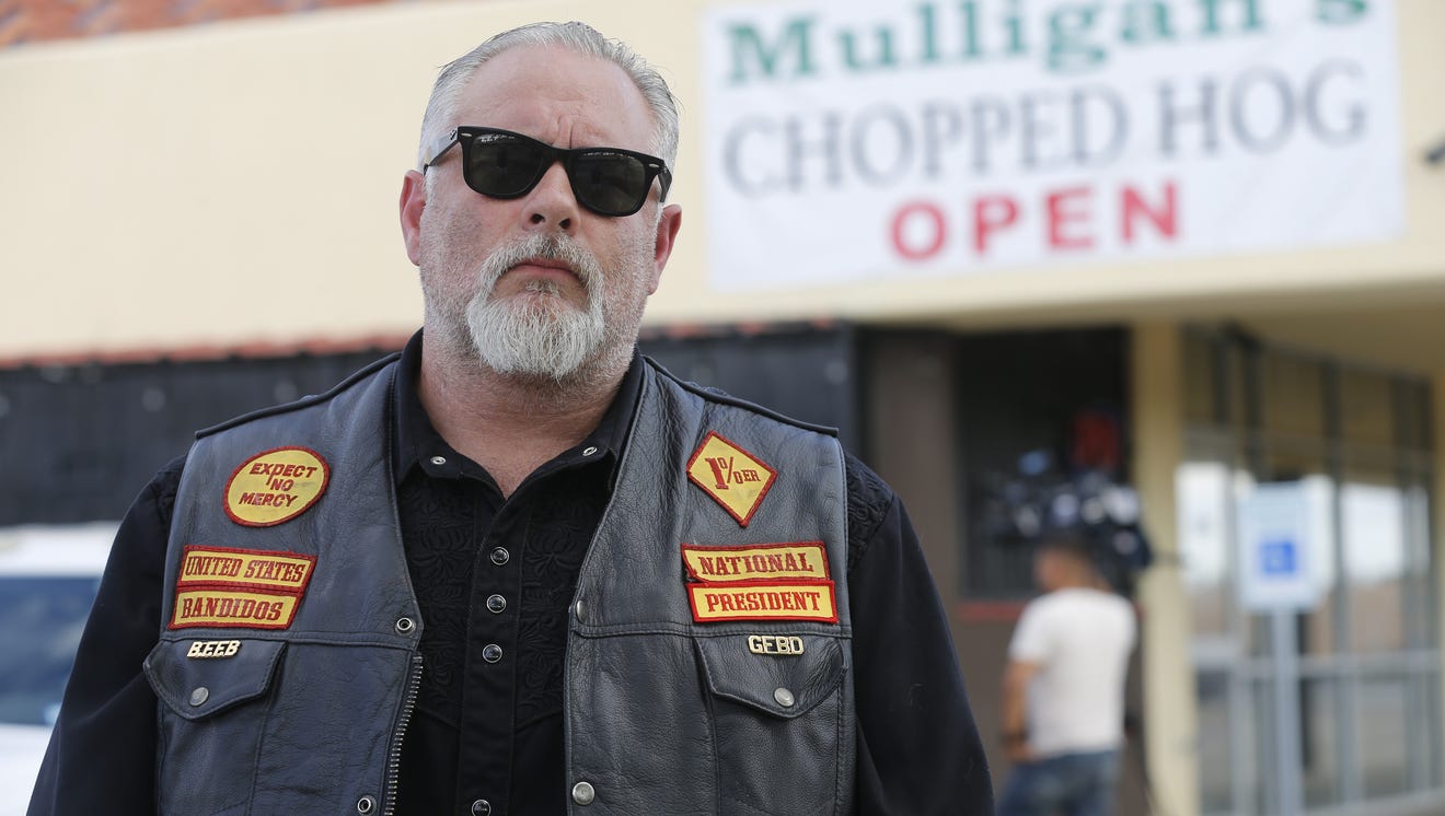 Biker arrested in shooting of Bandidos