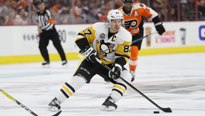 Sidney Crosby and the Penguins visit for the first time all season.