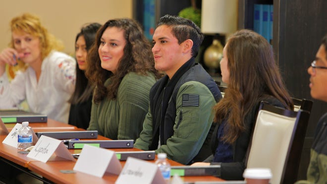 Estudiantes locales participaron en un “Go to College Boot Camp” el jueves.