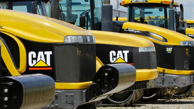 Earth-moving tractors and equipment made by Peoria, Ill.-based Caterpillar Inc.