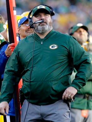 Green Bay Packers head coach Mike McCarthy is shown