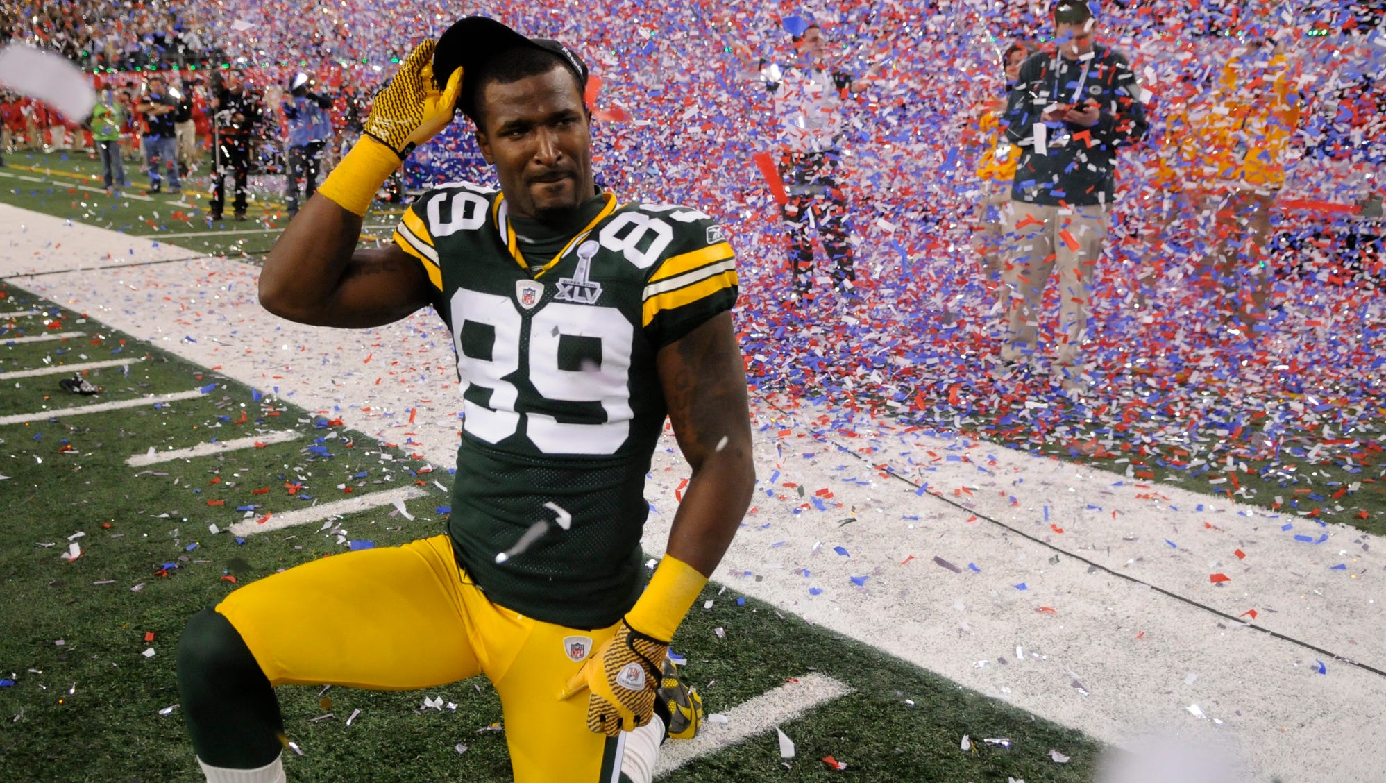 Packers James Jones celebrates Super Bowl win in 2011