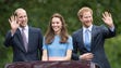 Prince William, Duchess Kate, and Prince Harry are