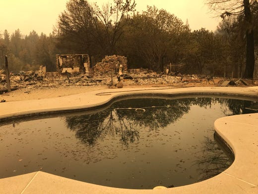 The Carr Fire devastated homes within the Muletown Aspect road