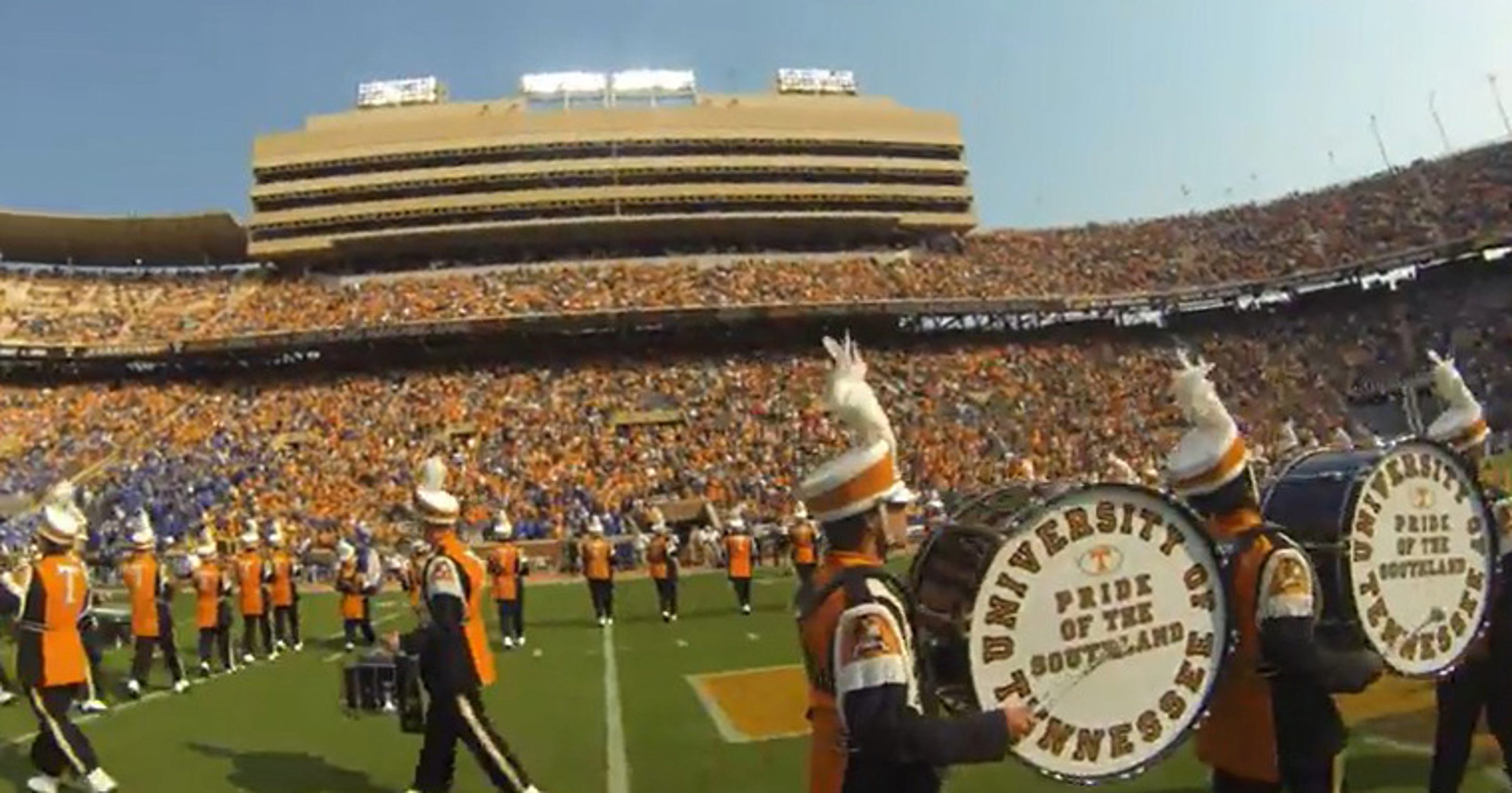 Experience Neyland Stadium through the eyes of the UT band