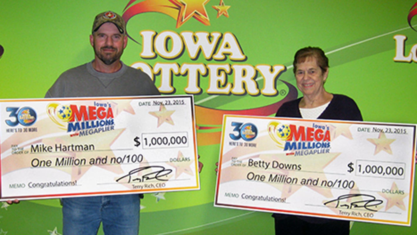 2 lucky Iowans win $1 million lottery