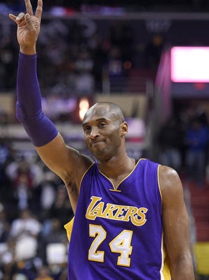 Los Angeles Lakers guard Kobe Bryant.