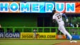 Aug. 14: Marlins' Giancarlo Stanton rounds the bases
