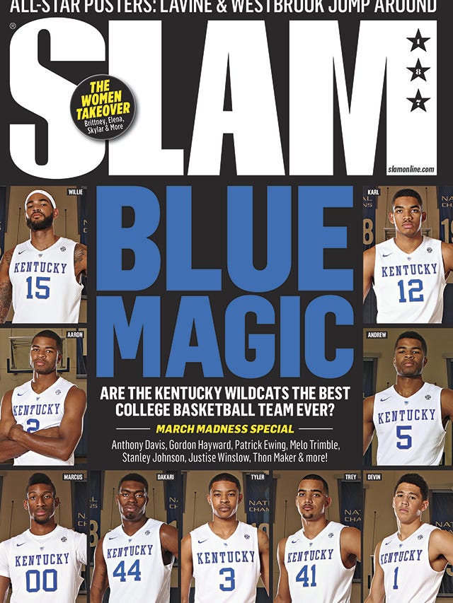 Kentucky Basketball Scores Sports Illustrated Slam Magazine Covers