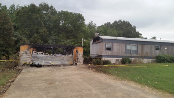 The Weakley County Sheriff's Department and the Sharon Fire Department investigated vandalism and a fire at 104 Boxx Road near Sharon.