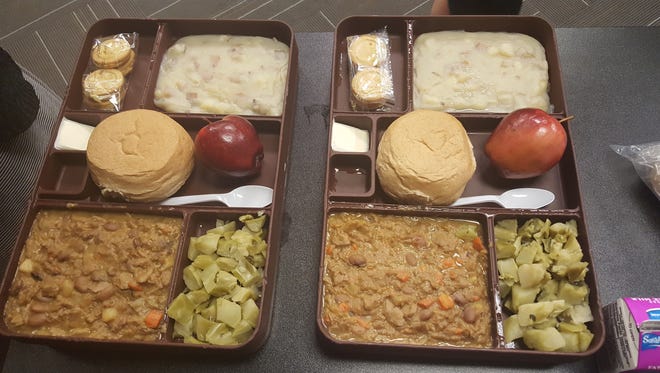Maricopa County Sheriff's Office Inmate meals.
