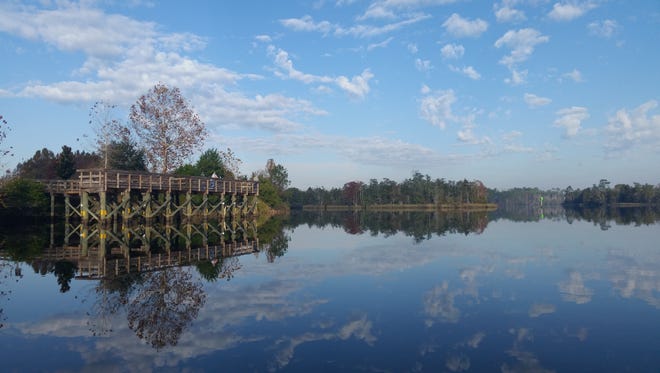 The new Bagdad Mill Site Park is the former location of the Bagdad Land and Lumber company, a former site of major industry along the Blackwater River.