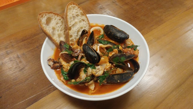 The Ciopinno (seafood stew) at Lupo.