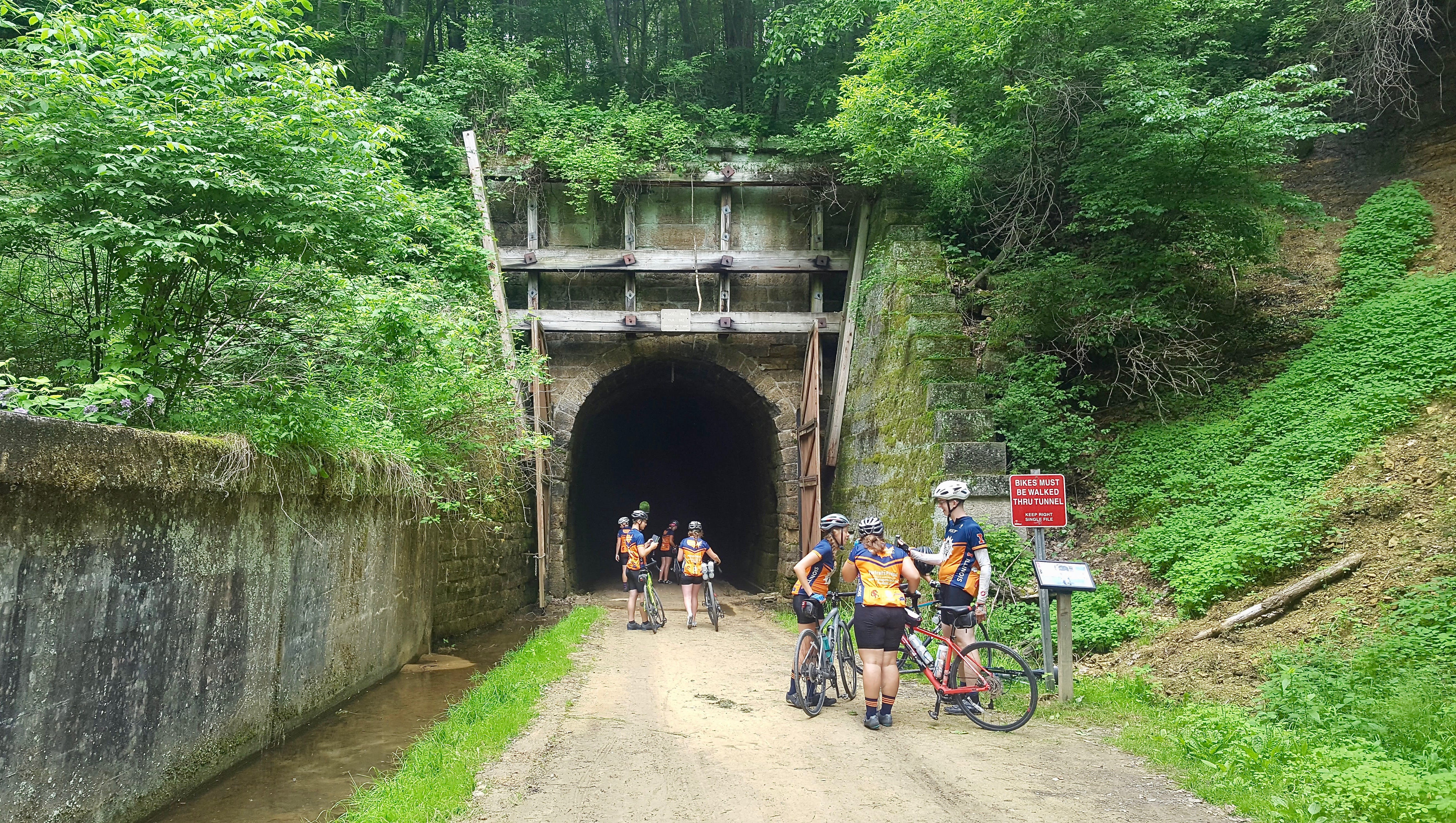 The Elroy Sparta Trail's tunnels are a major draw to the popular trail