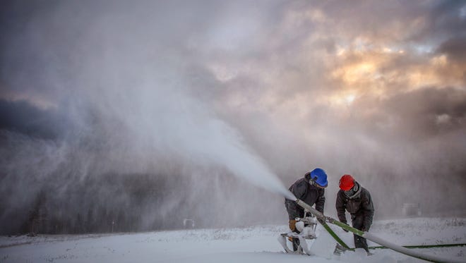 After a promising start in October, warm, dry weather reduced the amount of natural snowfall. So, many resorts relied on snowmaking.