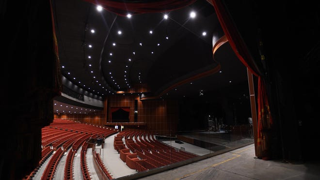 The newly remodeled Grand Theatre is seen at the Grand Sierra Resort in Reno on August 11, 2015.