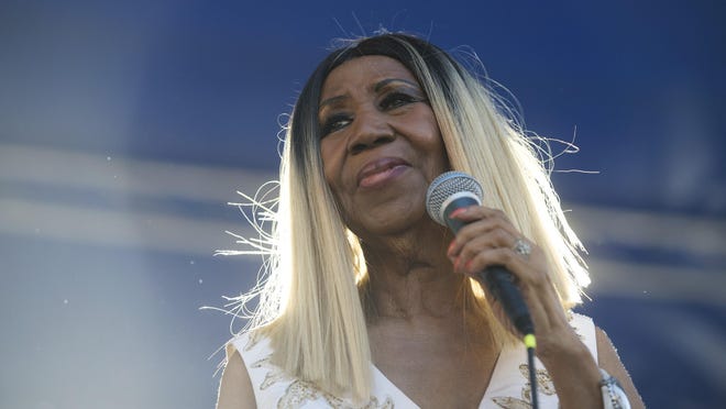 Aretha Franklin performed in June during the Detroit Music Weekend in downtown Detroit. The Queen of Soul has announced the cancellation of two shows due to doctor’s orders.