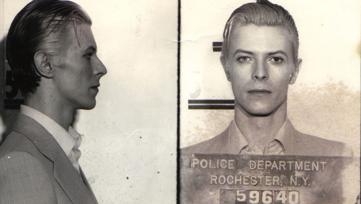 When Rochester arrested David Bowie