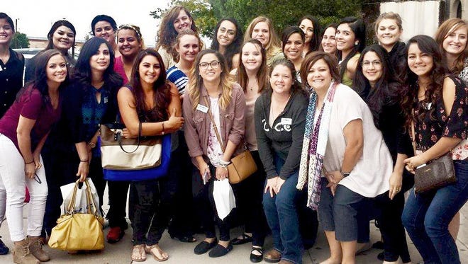 The 2016 and 2017 cohort of Doña Ana Community College dental hygiene students is seen here.