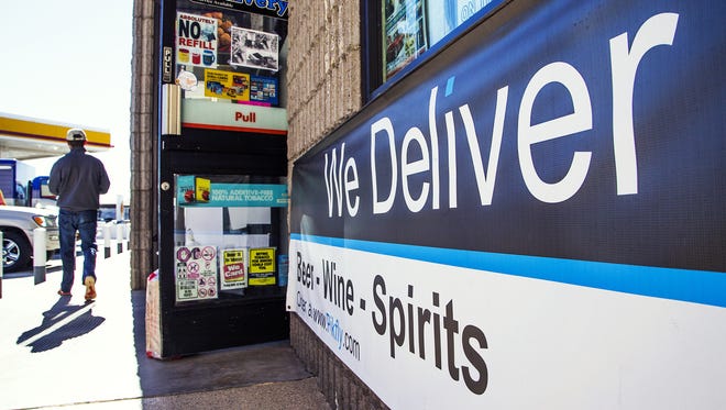 The Maryland Deli & Liquor Store in Phoenix uses PikFly.com to deliver anything in the store, but liquor is the most common commodity.
