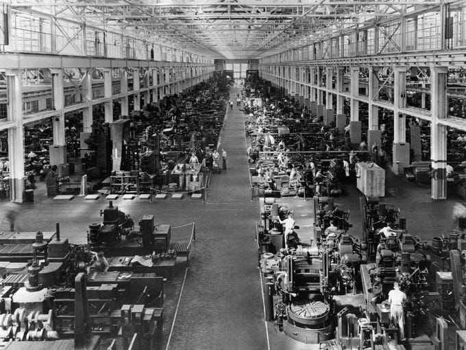 Ford Rouge plant through the years