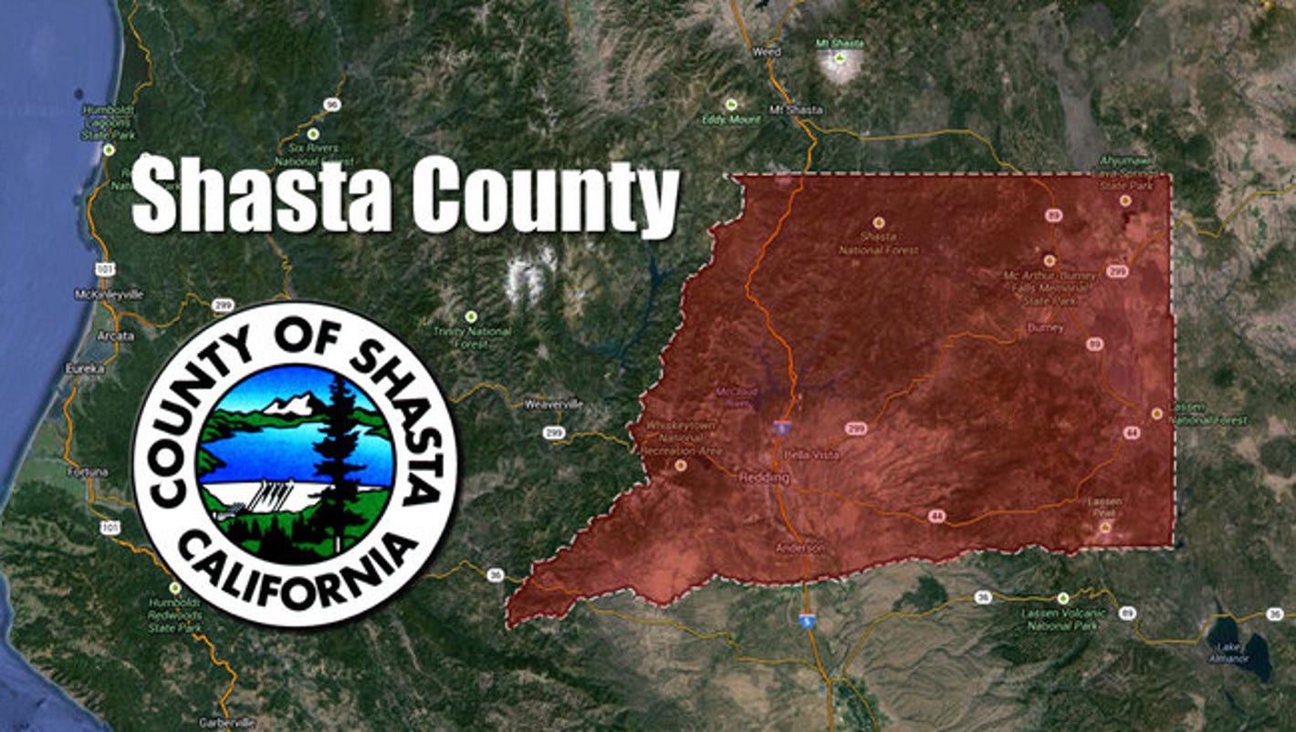 Old Shasta County Maps