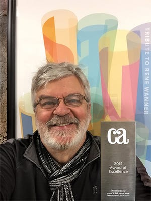 Missouri State University professor of art Cedomir Kostovic has received the Award of Excellence in Communication Artsmagazine’s Typography Annual competition for his poster, “Tribute to Rene Wanner.”