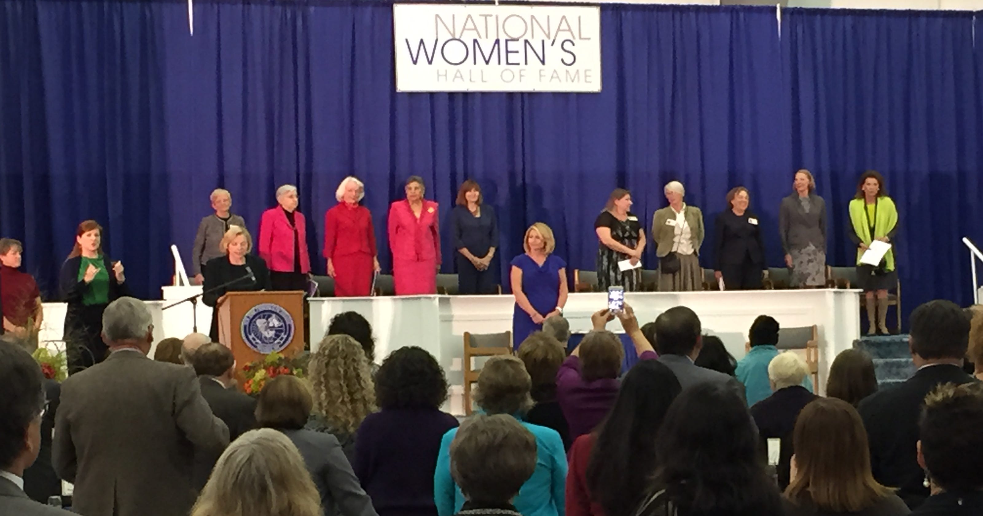 10 women honored at Hall of Fame induction