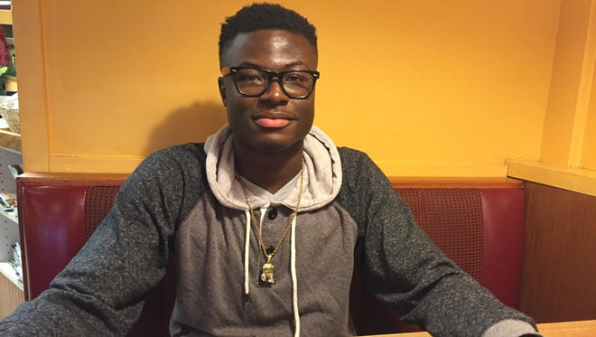 Linus Segbe is a junior at St. Cloud Tech who is ineligible for varsity sports because of his unusual transfer from a high school in Maryland.