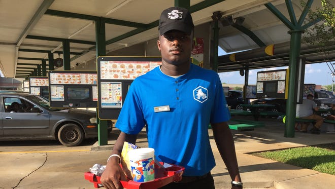 Airline's Coby McGee is one of the fastest SONIC carhops/cooks in the region. Sub 4.5 seconds to your car.