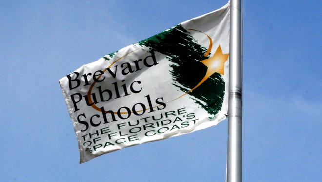 The flag over the Viera Brevard Public Schools complex.