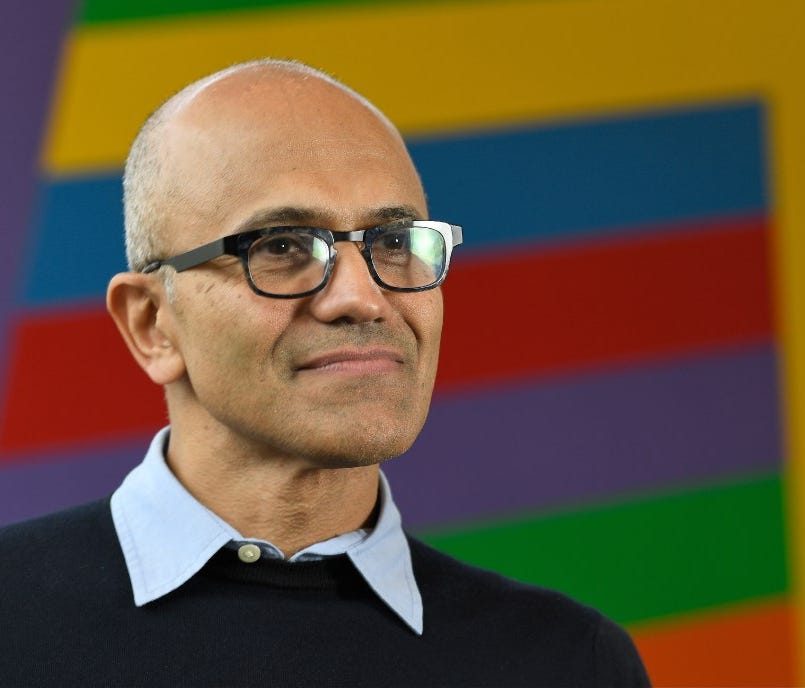 Satya Nadella, 49, took over as Microsoft CEO three years ago this month. He has pushed a major cultural shift at the tech giant, and in the coming years must deliver on big bets ranging from a LinkedIn acquisition to the mixed reality computing visi
