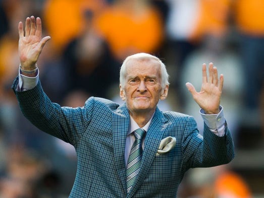 "Voice of the Vols" John Ward is recognized on the