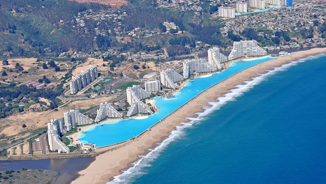 Check out the world's largest swimming pool
