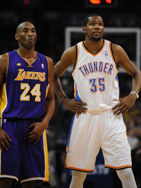 Kevin Durant on Kobe Bryant �I�d want to play with a guy