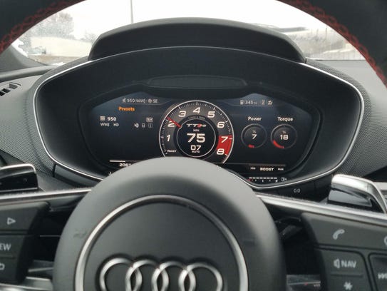 Audi's innovative, 12.3-inch "Virtual Cockpit" display
