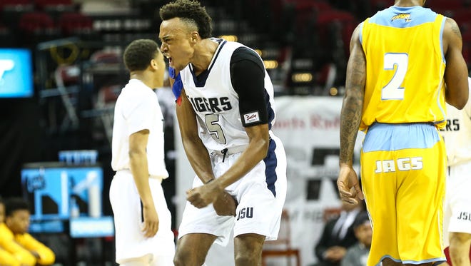 Paris Collins (5) and JSU will face Grand Canyon in the second round of the CIT.