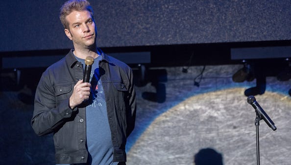 Comedian Anthony Jeselnik performs at the 7th Annual Right To Laugh at Avalon Hollywood on October 6, 2016 in Hollywood, California.
