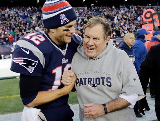 Image result for brady and belichick