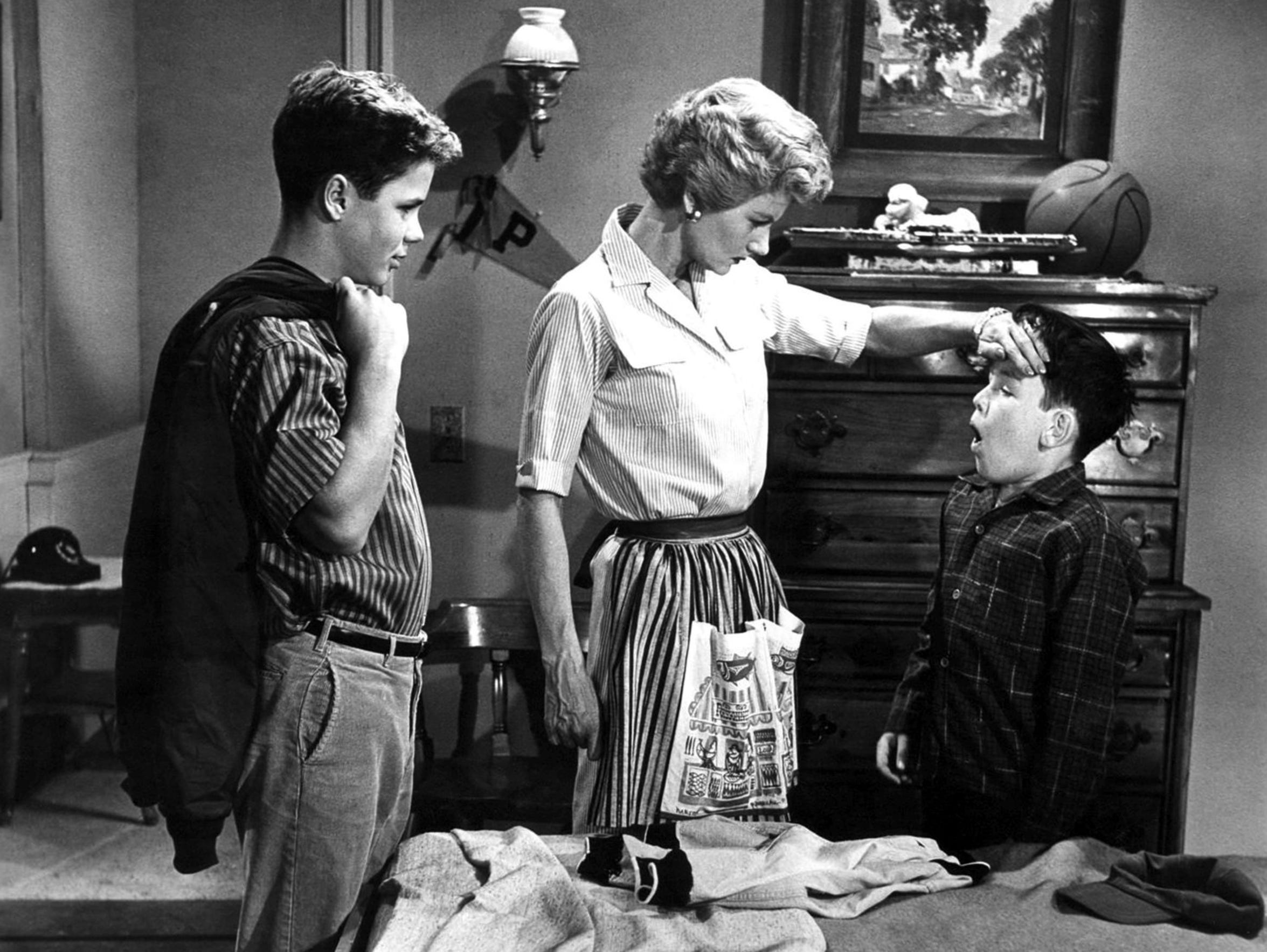 In a scene of "Leave It to Beaver" from May 22, 1958,