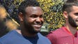 Michigan defensive lineman Maurice Hurst poses with