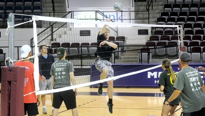 A 68-hour volleyball tournament is underway in Moody Coliseum at Abilene Christian University. The event, a fundraiser for the Juvenile Diabetes Research Foundation, was organized by students in the Gamma Sigma Phi social club in honor of fellow student Katie Kirby, who  died in November. Kirby had type 1 diabetes. The event, which is open to everyone, started at 6 p.m. Thursday and will continue until 2 p.m. Sunday. To register or to donate, go to bit.ly/2oHRmal.