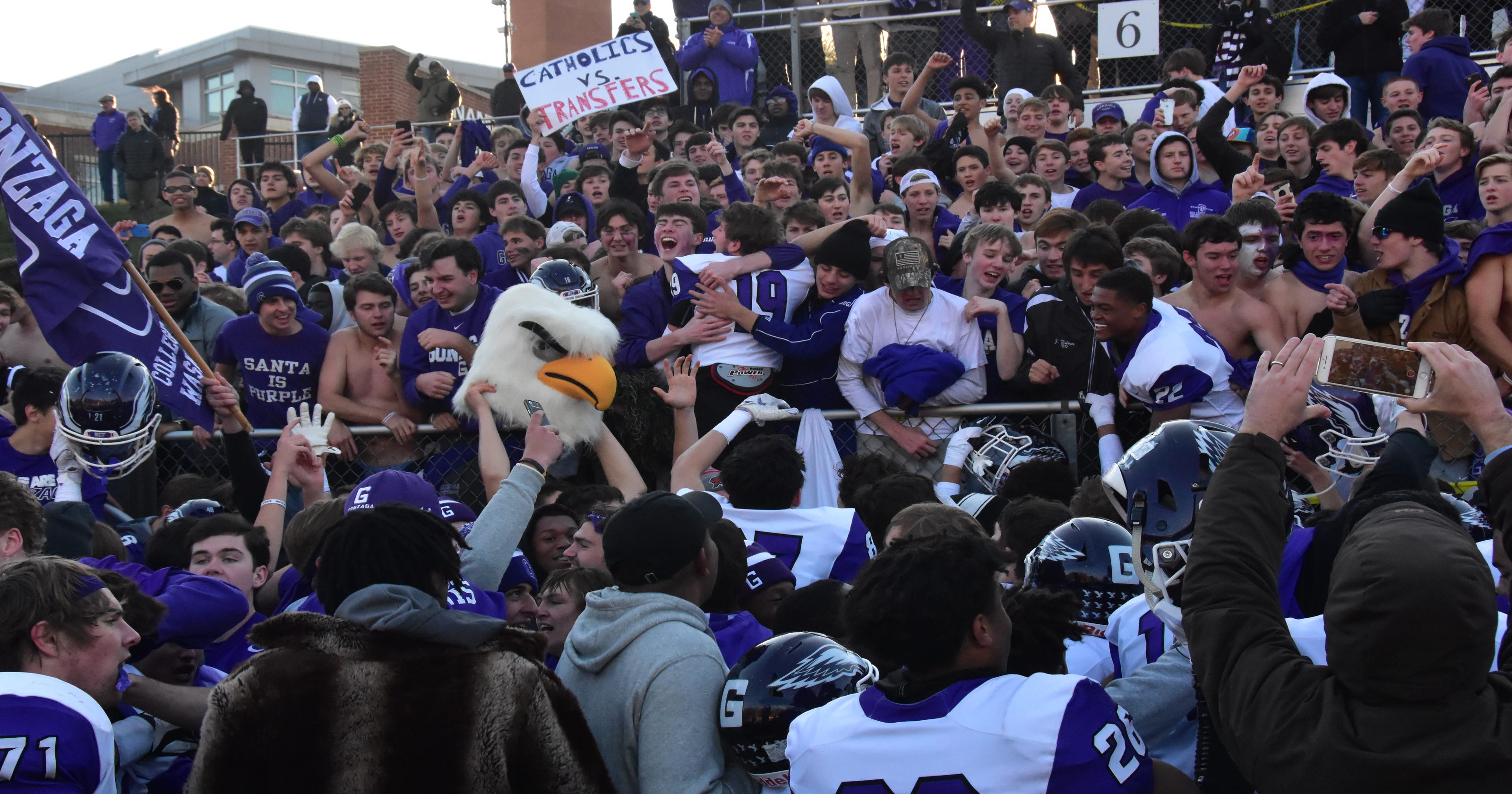 Wcac Championship Gonzaga Beats Dematha In Wild Finish