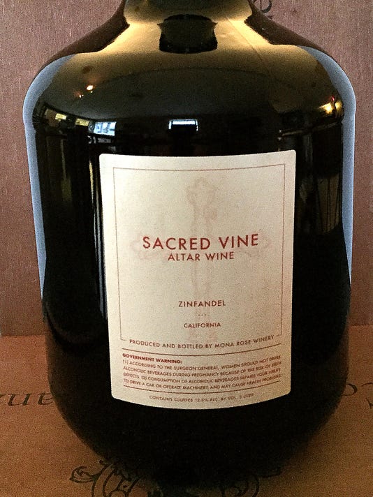 Church member makes sacred altar wine
