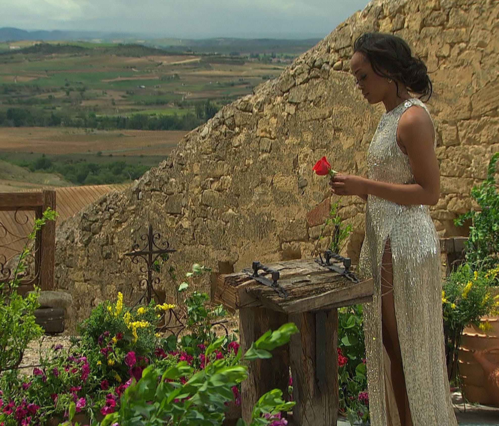 Rachel Lindsay in the final episode of Season 13 of 'The Bachelorette.'