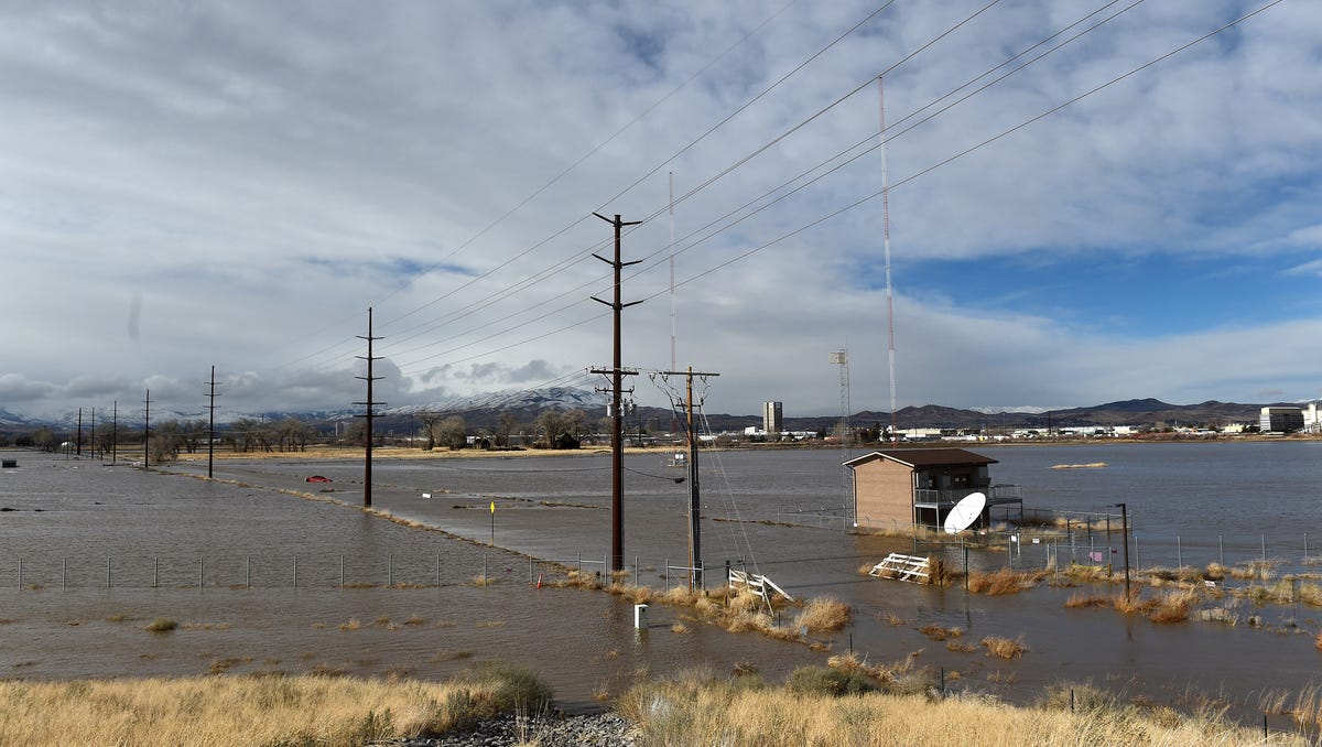 Photos Monday flooding around Reno