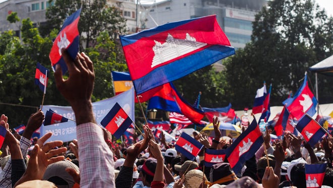 Cambodia opposition begins 3 days of protests