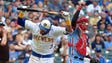 July 16: The Milwaukee Brewers' Orlando Arcia reacts