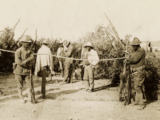 Buffalo Soldiers were actively involved in border skirmishes