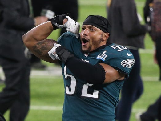 Philadelphia Eagles outside linebacker Nigel Bradham